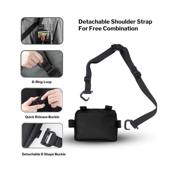 Viperade CHW2 S EDC Organizer Mehrzwecktasche Tragetasche mit Schultergurt