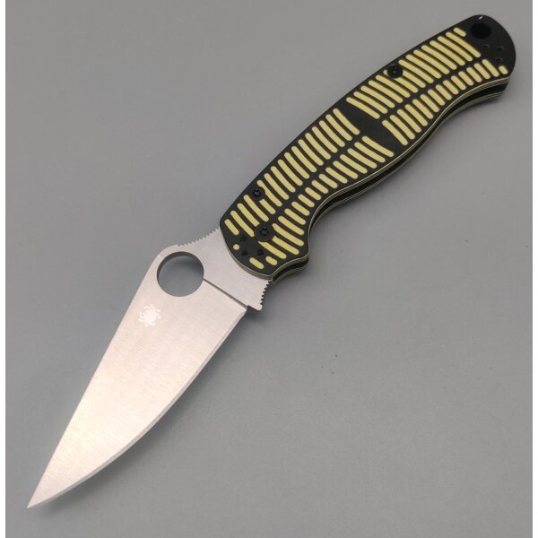 Spyderco Para Military 2 Salt Yellow & Black CPM MagnaCut PlainEdge Gelb Schwarz 01SP1254.1