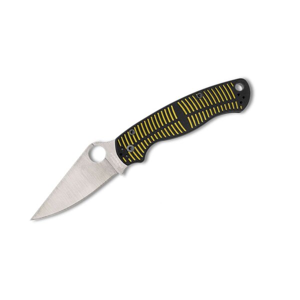 Spyderco Para Military 2 Salt Yellow & Black CPM MagnaCut PlainEdge Gelb Schwarz 01SP1254.1