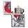 ZIPPO chrom gebürstet Japan Tiger Benzinfeuerzeug 60004590