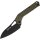 Ontario OKC Camp Plus EDC Linerlock Outdoorküchenmesser Green