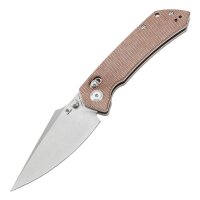 Kansept Tenable Knives Fenrir Cross Bar Lock Brown Braun...
