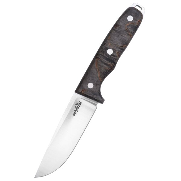 Schnitzel TRI Limited Edition RWL-34 Stahl und Premium Holzgriff Outdoormesser Europe Edition Lederscheide