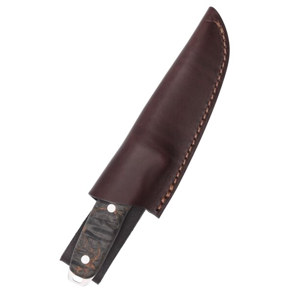 Schnitzel TRI Limited Edition RWL-34 Stahl und Premium Holzgriff Outdoormesser Europe Edition Lederscheide