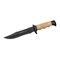 Muela Scout Black/Tan Fahrtenmesser Nitro-42 Stahl ABS