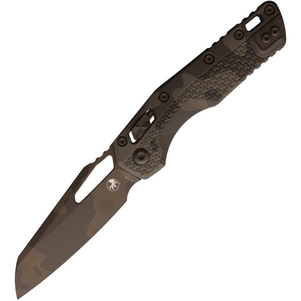 Microtech MSI Ram-Lok M390MK Stahl und Chocolate Camo Beschichtung Polymer Griff Made in USA