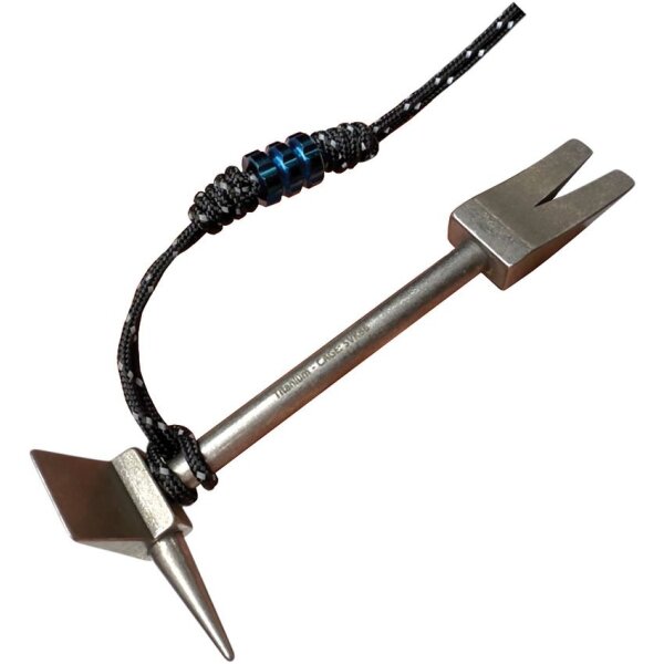 Maratac Brechi Hooligan Tool Mini Prybar aus Titan Brecheisen Türöffner Notfall Öffner