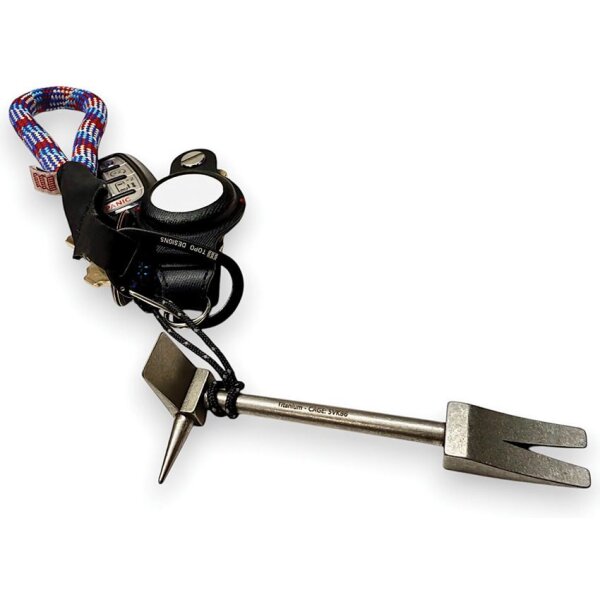Maratac Brechi Hooligan Tool Mini Prybar aus Titan Brecheisen Türöffner Notfall Öffner