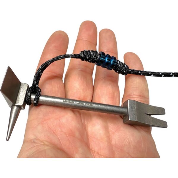 Maratac Brechi Hooligan Tool Mini Prybar aus Titan Brecheisen Türöffner Notfall Öffner