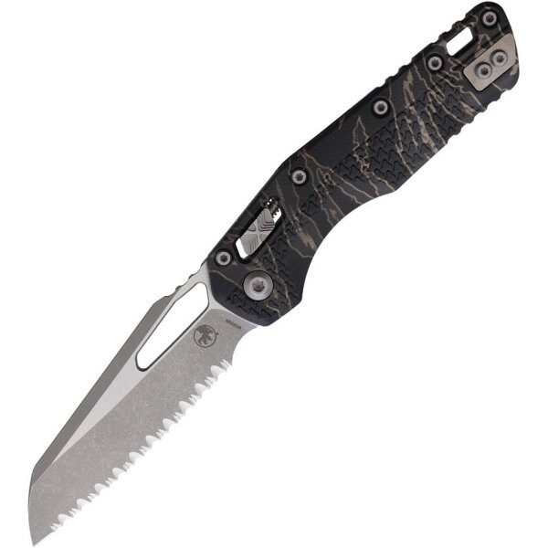 Microtech MSI Ram-Lok AP FS Serrated M390MK Stahl Tiger Stripe