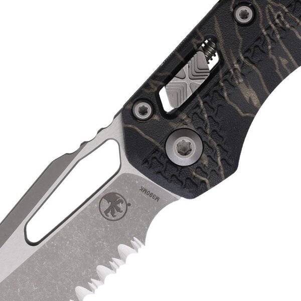 Microtech MSI Ram-Lok AP FS Serrated M390MK Stahl Tiger Stripe