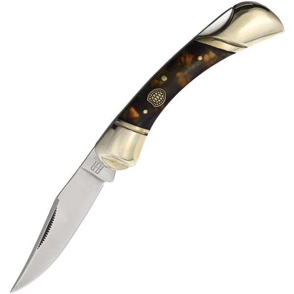 Rough Ryder Lockback Imitation Tortoise Slipjoint Shell Schildplattimitat