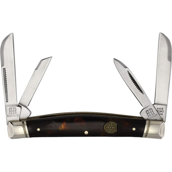 Rough Ryder Congress Imitation Tortoise Slipjoint Shell Schildplattimitat