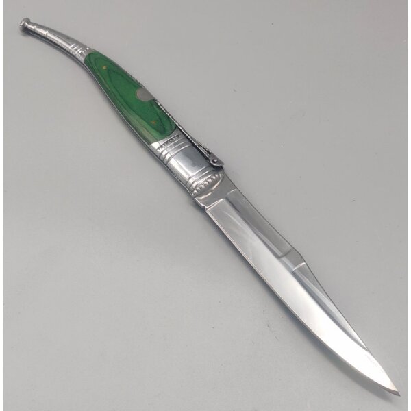 Albainox Serrana Green Klappbügelmesser 15,5 cm Klinge
