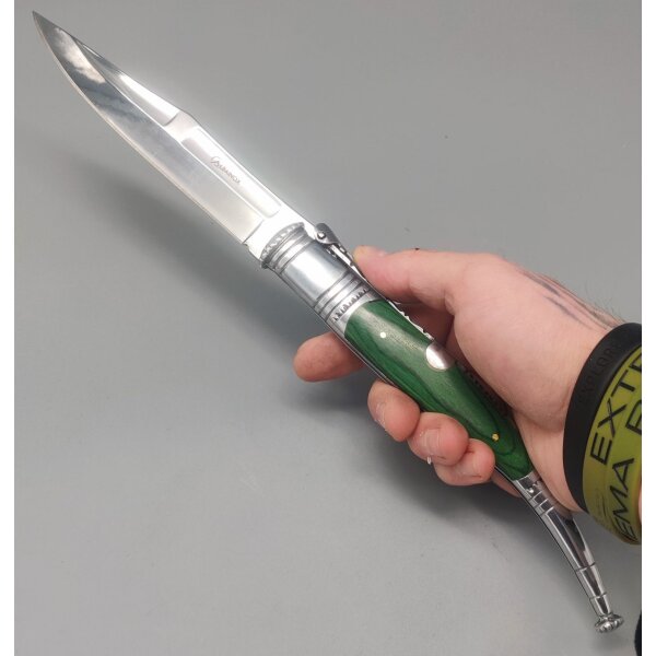 Albainox Serrana Green Klappbügelmesser 15,5 cm Klinge