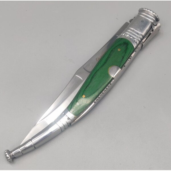 Albainox Serrana Green Klappbügelmesser 15,5 cm Klinge
