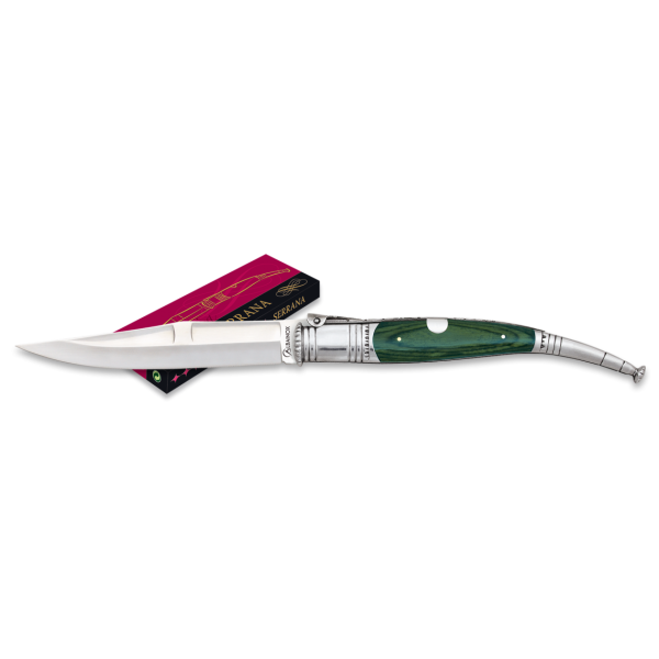 Albainox Serrana Green Klappbügelmesser 15,5 cm Klinge