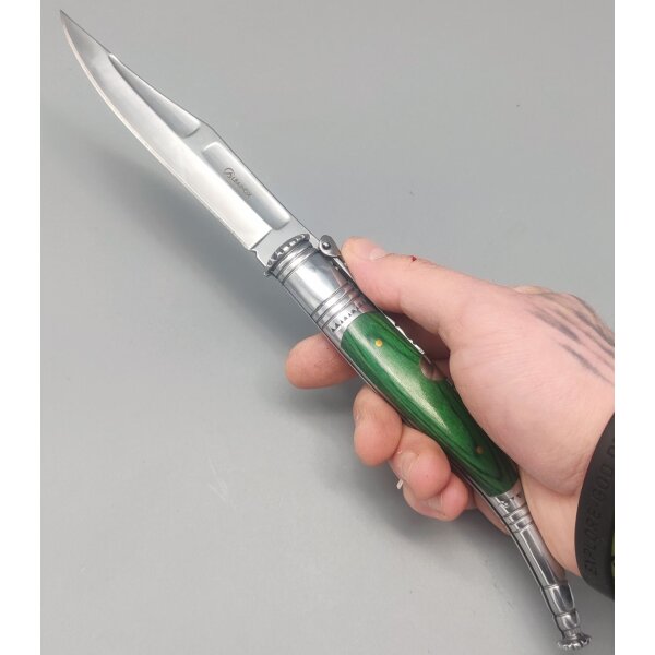 Albainox Serrana Green Klappbügelmesser 10,5 cm Klinge
