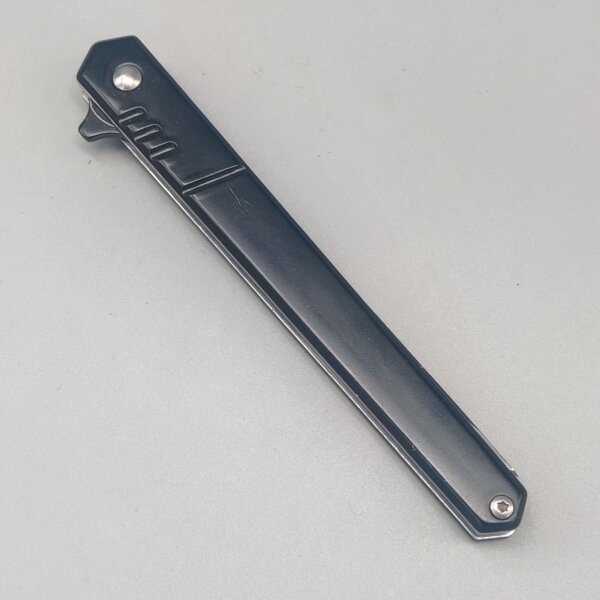 Albainox Tanto Steel Linerlock Taschenmesser 3Cr13MoV Stahl Schwarz