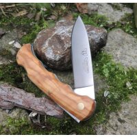 Cudeman Messer 334-L BOLSILLO Taschenmesser MoVa Stahl Olivenholz Lockback