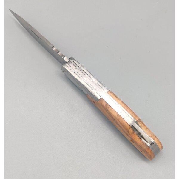 Albainox Olive Damast Taschenmesser Olivenholzgriff