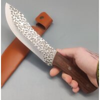 Albainox Hunting Knife Fixed Blade 3Cr13MoV Stahl Holzgriff