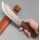 Albainox Hunting Knife Fixed Blade 3Cr13MoV Stahl Holzgriff