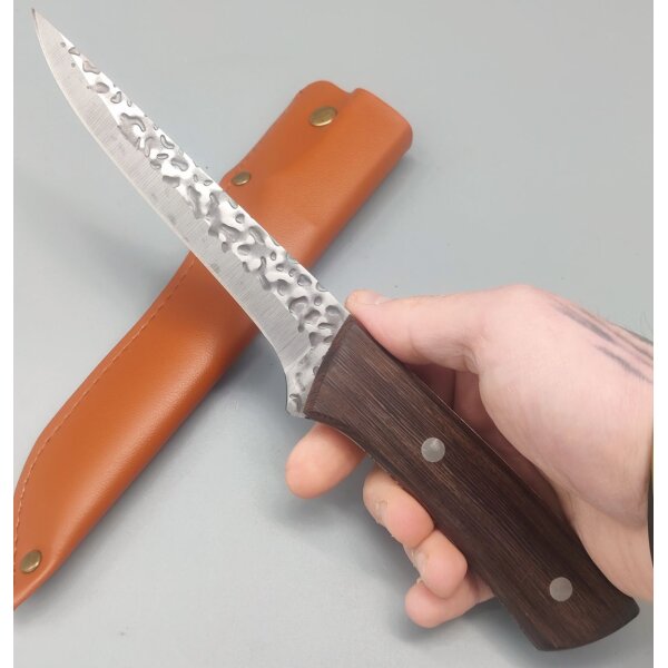 Albainox Hunting IV Knife Fixed Blade 3Cr13MoV Stahl Holzgriff