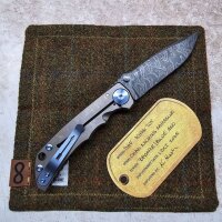 Spartan Blades SF5 Custom Chad Nichols Damast Harsey...