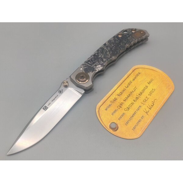 Spartan Blades SF5 Custom MagnaCut Harsey Folder - RONIN GUNFIGHTER