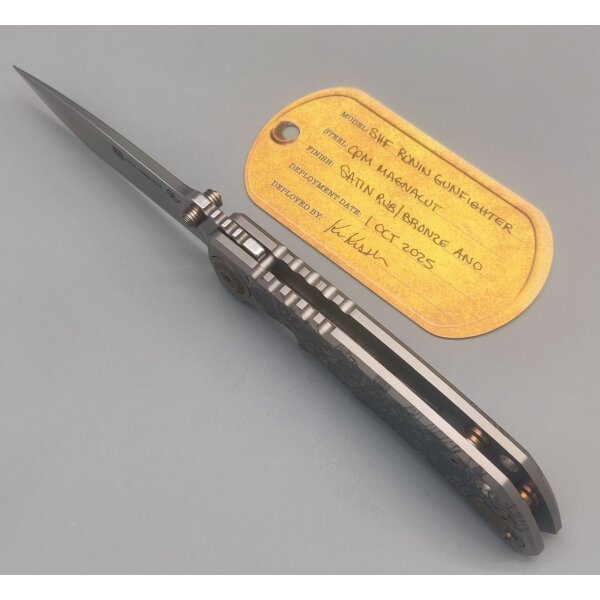Spartan Blades SF5 Custom MagnaCut Harsey Folder - RONIN GUNFIGHTER