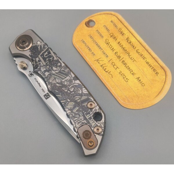 Spartan Blades SF5 Custom MagnaCut Harsey Folder - RONIN GUNFIGHTER