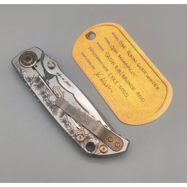 Spartan Blades SF5 Custom MagnaCut Harsey Folder - RONIN GUNFIGHTER