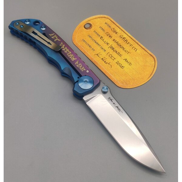 Spartan Blades SF5 USA Magnacut Stahl Harsey Folder - Grafiti - Graffiti America
