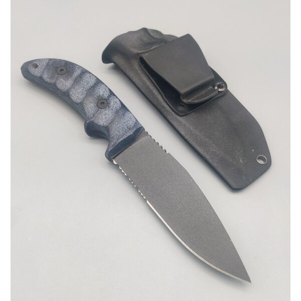 J&V Vibora Fahrtenmesser 4116 Stahl Micarta Griff Kydexscheide