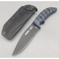 J&V Vibora Fahrtenmesser 4116 Stahl Micarta Griff...