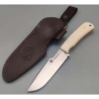 J&V Moby Dick Fahrtenmesser 4116 Stahl Micarta Griff...