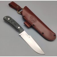 J&V Sendero Fahrtenmesser Sleipner Stahl Micarta...