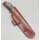 J&V Sendero Fahrtenmesser Sleipner Stahl Micarta Griff Lederscheide