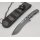 J&V Hercules Black Fahrtenmesser Sleipner Stahl Micarta Griff Lederscheide