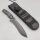 J&V Hercules Black Fahrtenmesser Sleipner Stahl Micarta Griff Lederscheide