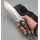 J&V Hercules Blanco Fahrtenmesser Sleipner Stahl Micarta Griff Lederscheide