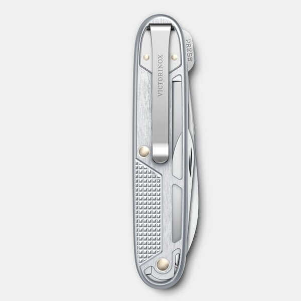 Victorinox Synergy Alox 93 mm Taschenmesser silber silver Made in Switzerland