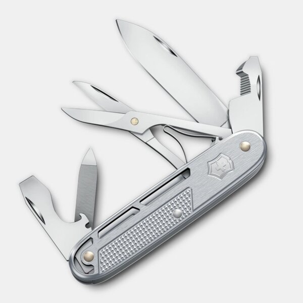 Victorinox Synergy X Alox 93 mm Taschenmesser silber silver Made in Switzerland