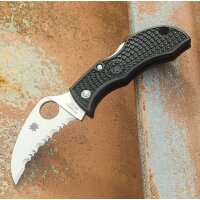 Spyderco Manbug Hawkbill Black FRN VG-10 SpyderEdge 01SP1334