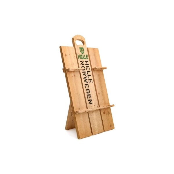 Helle Knife Display für bis zu 5 Messer Aufsteller Holz Dekoration - Ausstellungsstück
