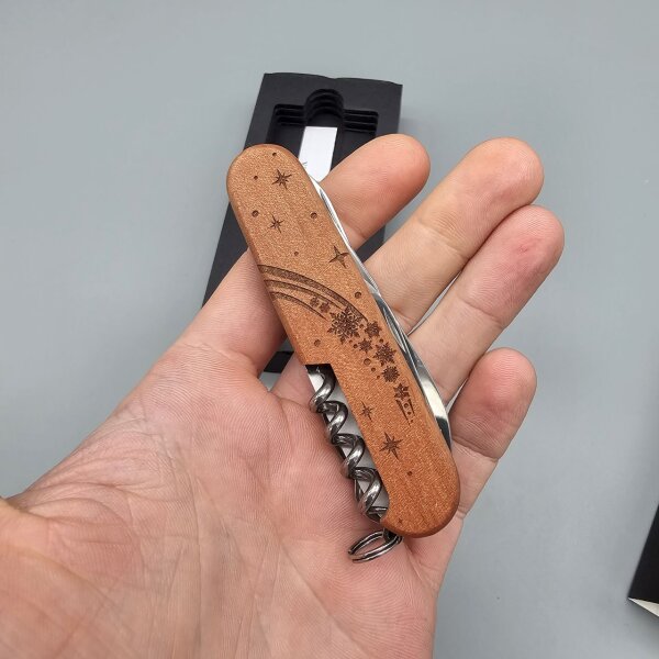 Victorinox Schweizer Messer Climber Wood Winter Magic 2025 Limited Edition Holz Holzgriff Taschenmesser Multitool Rucksackmesser