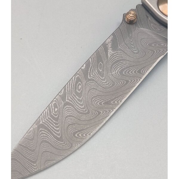 Spartan Blades SF10 Harsey Folder Chad Nichols Damast Bronze