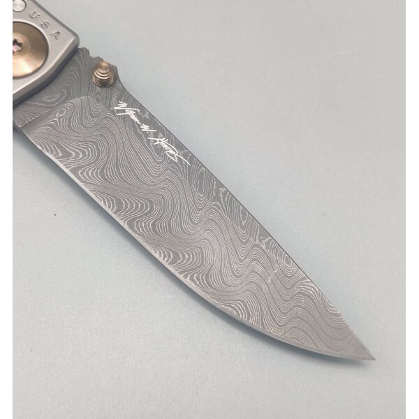 Spartan Blades SF10 Harsey Folder Chad Nichols Damast Bronze