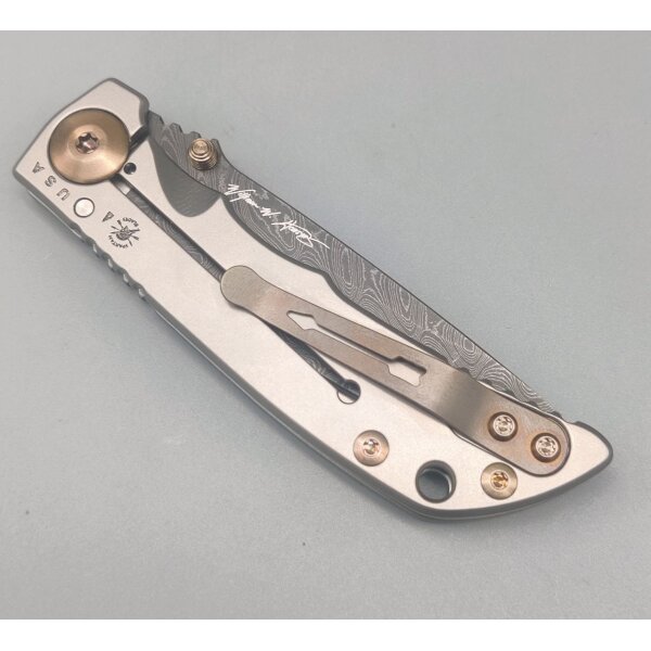 Spartan Blades SF10 Harsey Folder Chad Nichols Damast Bronze